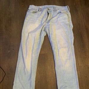 Gap - Washed Light Blue Denim Jeans